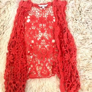 Large Charming Charlie Lace Vest
